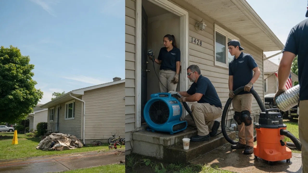 Water Damage Restoration in Johnston City, IL near me